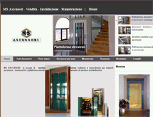 Tablet Screenshot of msascensori.it